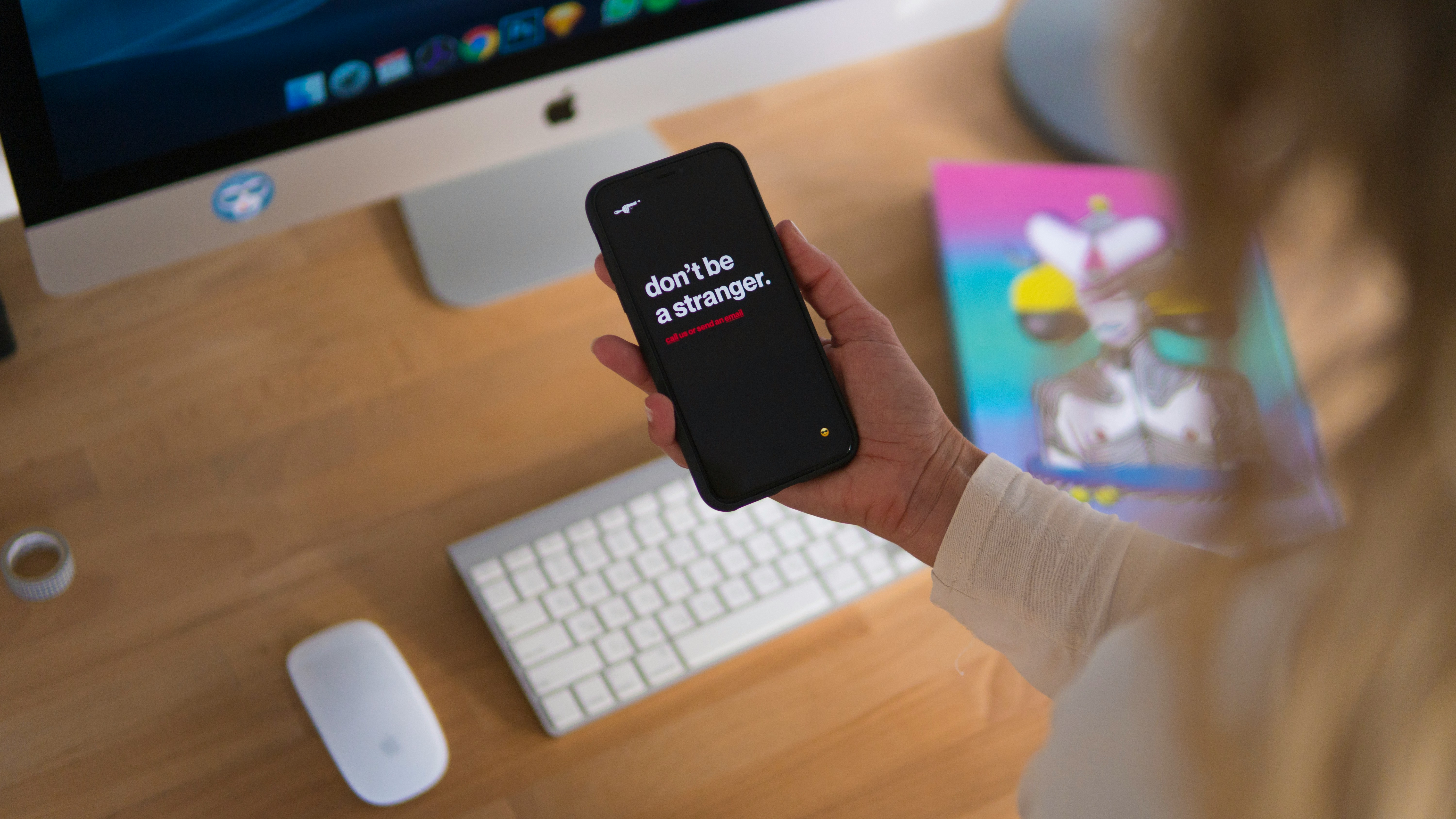 Let's Talk page hero image